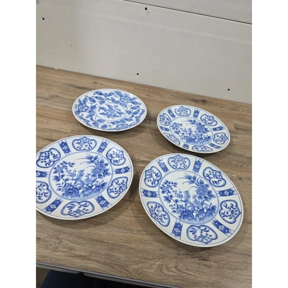 VTG Andrea By Sadek JAPAN Blue & White Floral 12